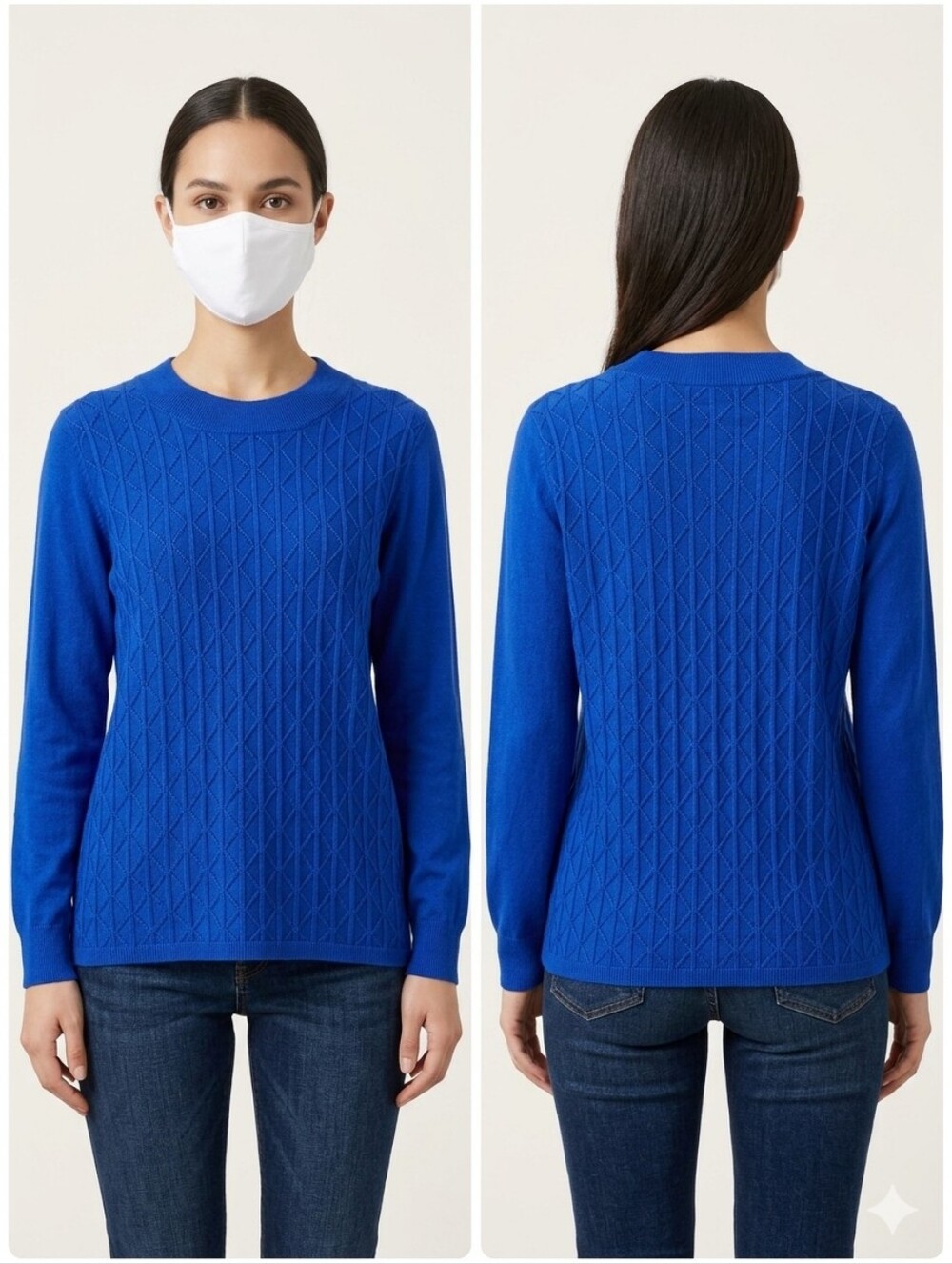 ALLISON DALEY WOMENS SWEATER SIZE 3X IN A BEAUTIFUL PURPLE BLUE 💜